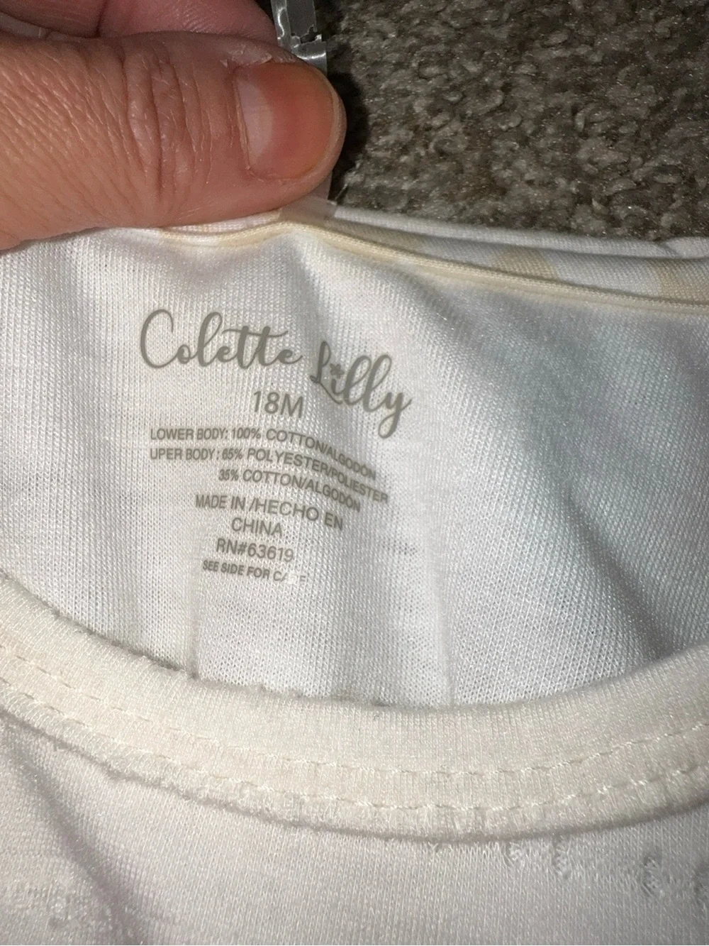 Colette Lilly Toddler Girls 2 Piece Outfit Size 18M Daisy Leggings Top Set